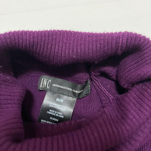 INC International Concepts Women's Pullover Sweater Purple Size Medium - Picture 6 of 6